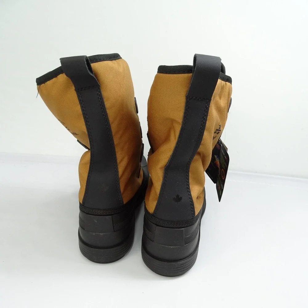 New Kamik William Nylon Boot Men's Tan Size 10 Lace Up Waterproof Seams Insulati
